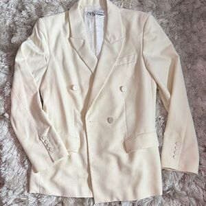 Zara Double-Breasted Women's Blazer